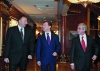 Президенты И. Алиев, Д. Медведев и С. Саргсян в городе Сочи